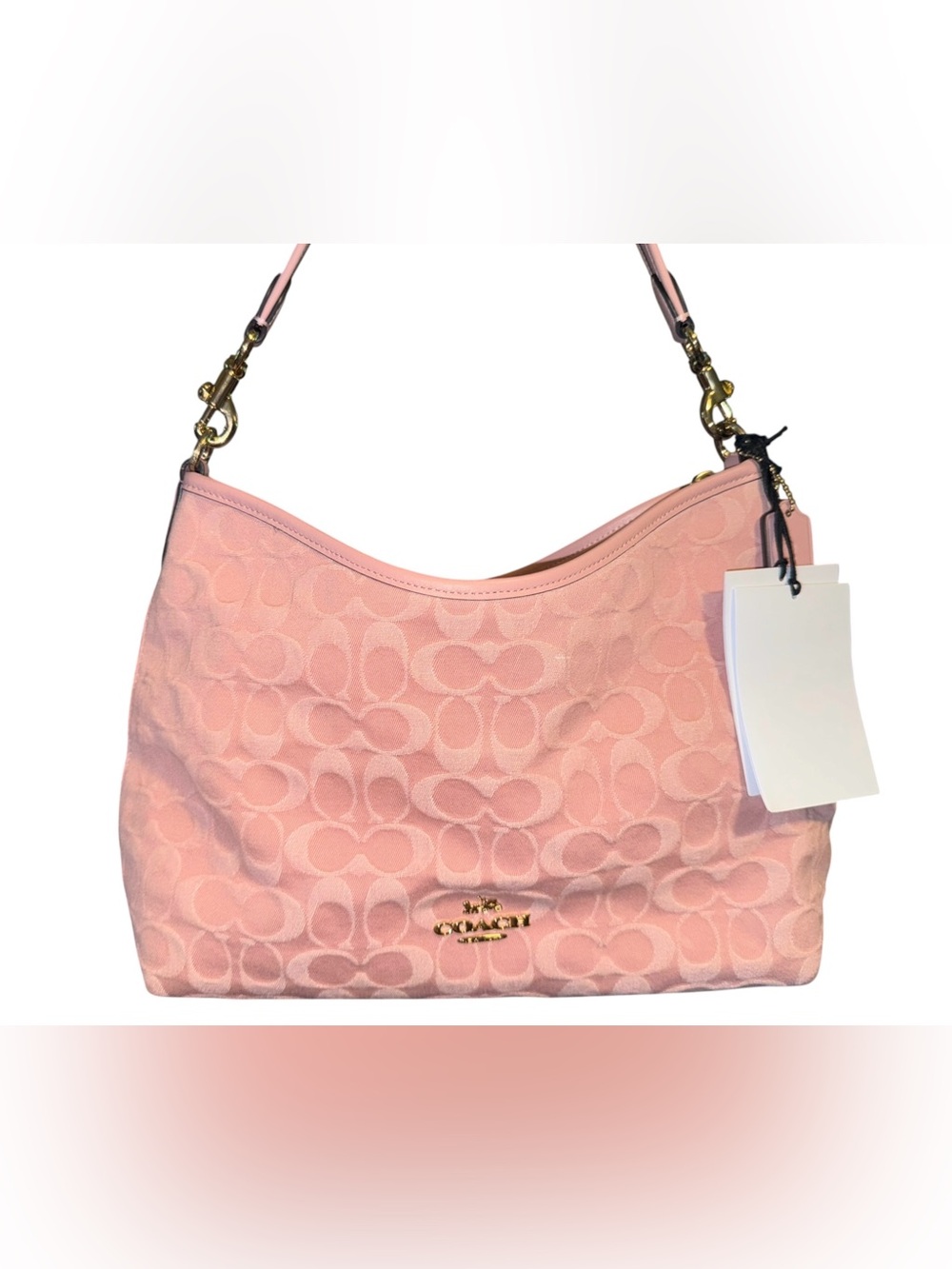 Coach Pink Denim Laurel